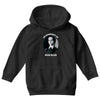 on wednesdays we wear black Youth Hoodie