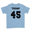 Trump 45 jersey number Youth Tee