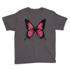 breast cancer butterfly Youth Tee