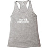 due in september Racerback Tank
