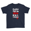 Keep Calm And Kill Zombies Youth Tee