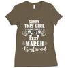 sorry this girl is already taken by a super sexy march boyfriend Ladies Fitted T-Shirt