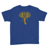tribal print elephant geometric gold animals cool Youth Tee