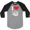 I HEART SLOTH 3/4 Sleeve Shirt