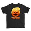 trumpkin funny donald trump pumpkin Youth Tee