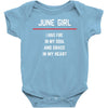 June Girl Baby Onesie