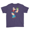 popeye spinach retro mens funny Youth Tee
