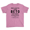 want a better texas black Youth Tee