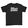 blessed sister with flower white color Youth Tee