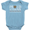 proud autism papa Baby Onesie