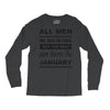 all men are created equal january Long Sleeve Shirts