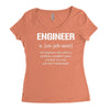 definition of engineer Women's Triblend Scoop T-shirt