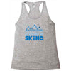 i'd rather be skiing Racerback Tank