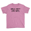 girls dont like boys Youth Tee