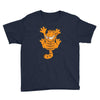 garfield scratching, ideal gift or birthday present funny Youth Tee