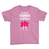 Donna And Dynamos White Letter Youth Tee