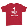 obey the beard funny Youth Tee