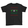 ugly dinosaur christmas Youth Tee