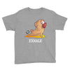yoga pug exhale Youth Tee