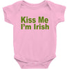 kiss me i'm irish Baby Onesie