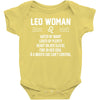 Leo Woman Baby Onesie