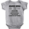 Aquarius Woman Baby Onesie