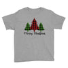 lumberjack tree merry christmas Youth Tee