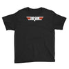 top gun logo cool retro Youth Tee