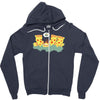 pizza campfire story Zipper Hoodie