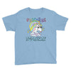 unicorns are born in february cute unicorn Youth Tee