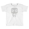 v for vendetta mask guy fawkes cool girls womens cotton t shirt dw01 Toddler T-shirt