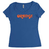 orange amplification new Women's Triblend Scoop T-shirt