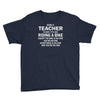 being a teacher is easy Youth Tee