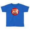 route 66 sign distressed, ideal birthday gift or present Toddler T-shirt