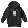 peppa pig brother pig Youth Hoodie