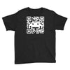 space alien qr code Youth Tee