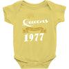 queens are born in 1977 Baby Onesie