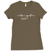 fish gir Ladies Fitted T-Shirt