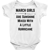 March Girls Baby Onesie