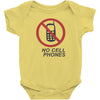 no cell phones Baby Onesie