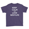westlife white logo Youth Tee