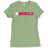 #murica Ladies Fitted T-Shirt