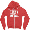 youar hole Zipper Hoodie