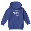 never take advice from me, you'll end up drunk Youth Hoodie