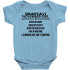 Smartass November Girl Baby Onesie