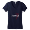 #IMWITHKAP (f155) Women's V-Neck T-Shirt