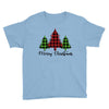 lumberjack tree merry christmas Youth Tee