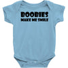boobies make me smile (2) Baby Onesie