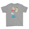 popeye spinach retro mens funny Youth Tee