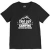 This Guy Loves Camping V-Neck Tee